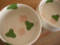 ふわふわ花ととり　鉢