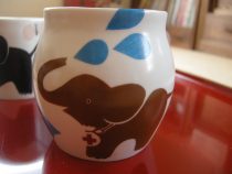 開業お祝いのマグとペン立て