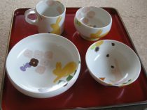 子ども用の食器セット　うさぎ