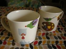 退職お祝いのペアマグ